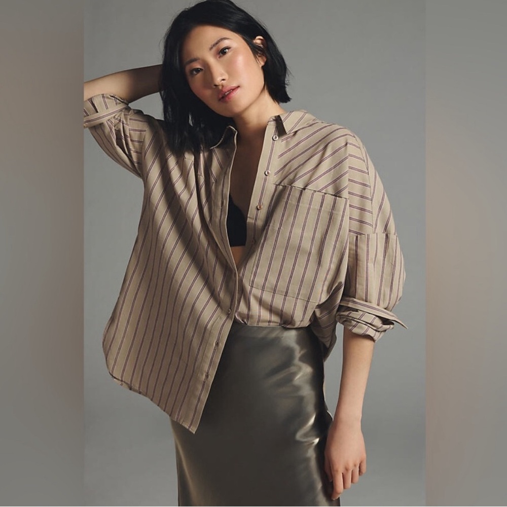 Anthropologie Pilcro Button Down Shirt
